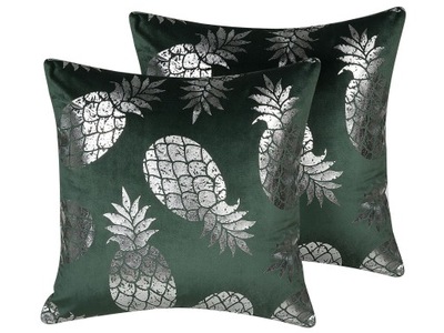 Poduszki dekoracyjne w ananasy 2 zielone