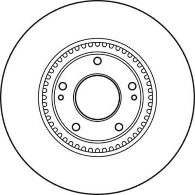 Диск тормозная trw df4957s фото №1