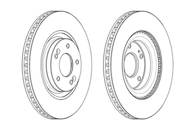 FERODO DISCOS DE FRENADO 2 PIEZAS PARTE DELANTERA HYUNDAI GRANDEUR I40 I I40 I CW  