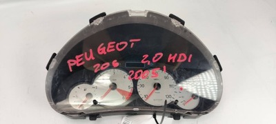 Лічильник приладова панель 9656697080 peugeot 206 фото №1