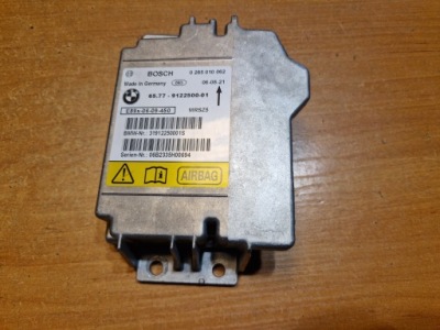 Bmw 3 e90 e91 модуль датчик подушка безопасности подушек воздушных 9122500 фото №1