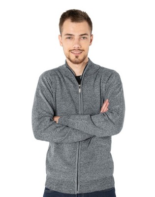 Sweter Męski Półgolf Rozsuwany Swetry 8111-01 L/XL