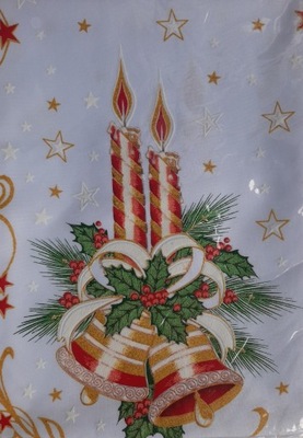 Obrus - bieżnik świąteczny 50 x 100 cm .