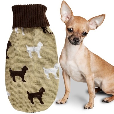 Sweterek ubranko dla psa na zimę 18cm (6)