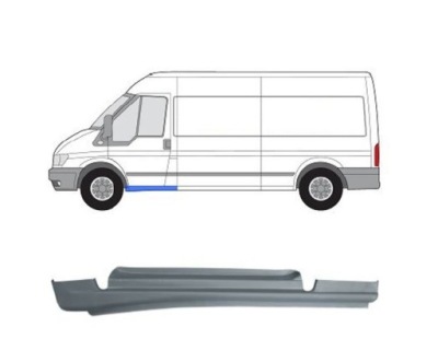 Поріг передніх дверей ford transit 2000 - 2013 ліва фото №1