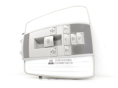 Лампа освітлення салону кабіни стельовий mercedes cls w218 a0128206610 фото №1