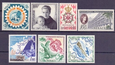 A5731 Monako, luźny zestaw z lat 1955-1964 **