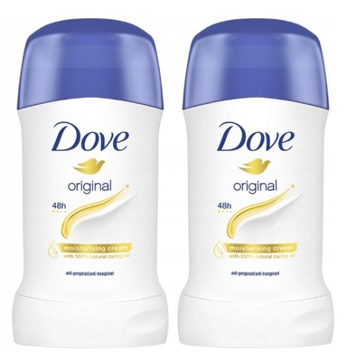 Dove Original antyperspirant w sztyfcie 2x40ml