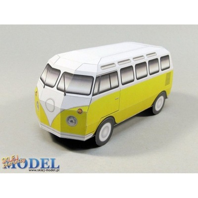 SM 31 - Model do sklejenia Bus Turystyczny - Żółty