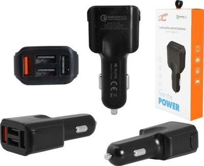 Ładowarka samochodowa 4x USB QuickCharge 3.0 3A l