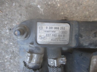 Renault laguna ii 2 espace 4 iv датчик давления выхлопных газов 0281006252 фото №1