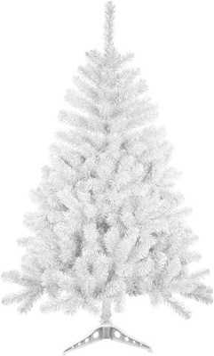 Solagua Navidad sztuczna choinka biała, sztuczna ze stojakiem 120 cm-210 cm