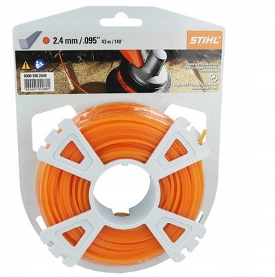 Żyłka tnąca Stihl 0000 930 2640 kwadrat 2,4mm 43m