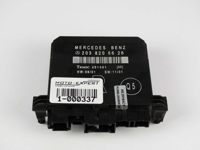 MERCEDES C W203 MÓDULO DE PUERTA DERECHA PARTE TRASERA A2038206626  