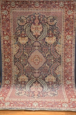 KASHAN - ORYGINALNY PERSKI DYWAN RĘCZNIE TKANY140 x 220 - SUPER STAN