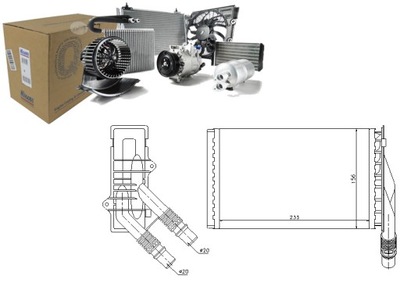 ОБОГРЕВАТЕЛЬ NISSENS 990051 320106 RT6099 RTA6099