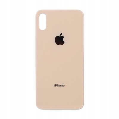 KLAPKA TYŁ ZŁOTA IPHONE XS MAX BIG HOLE