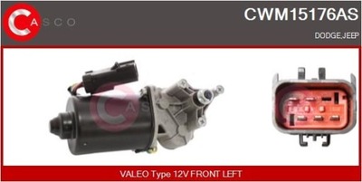 MOTOR LIMPIAPARABRISAS CWM15176AS CASCO  