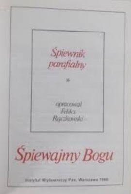 Śpiewnik parafialny śpiewajmy Bogu