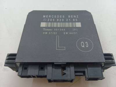 Модуль блок управления дверь левый задний  mercedes w203 2038202185 фото №1