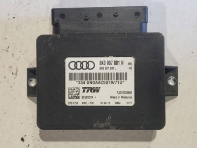 Модуль тормоза ручного audi a4 s4 b8 8k 8k0907801n фото №1