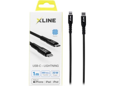 Kabel USB Typ-C - Lightning XLINE 30W 1m