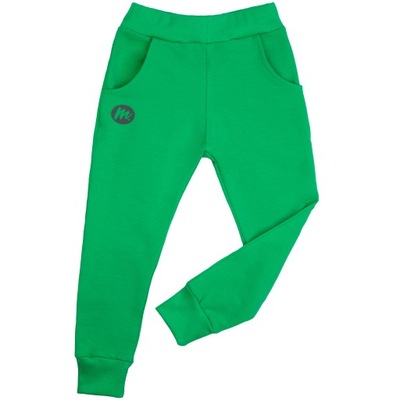 Spodnie dresowe szczupłe MROFI zielony 116