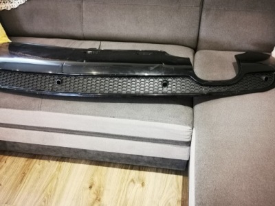 Audi q5 s-line диффузор спойлер бампера задняя фото №1