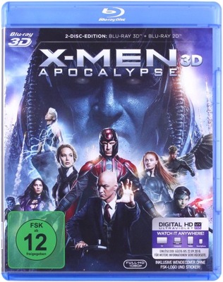 X-MEN: APOCALYPSE (BLU-RAY 3D)+(BLU-RAY) Lektor PL