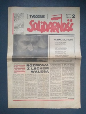 Tygodnik SOLIDARNOŚĆ z 1981 roku