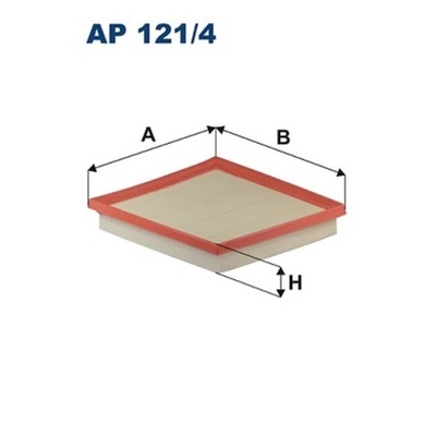 FILTRO AIRE FILTRON AP 121/4  