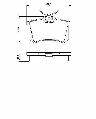 ZAPATAS HAMULC. ZAPATAS HAMULC. VW SHARAN 95-00 PARTE TRASERA  