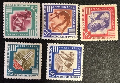 ZSRR, 1957 ROK, Mi. 1962- 1966 **