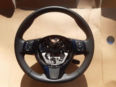 TOYOTA YARIS III STEERING WHEEL LEATHER CRUISE CONTROL FACELIFT  