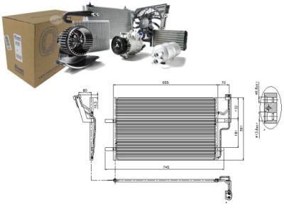 Nis94901 радиатор кондиционера mazda 3 1.6d 06.04 фото №1