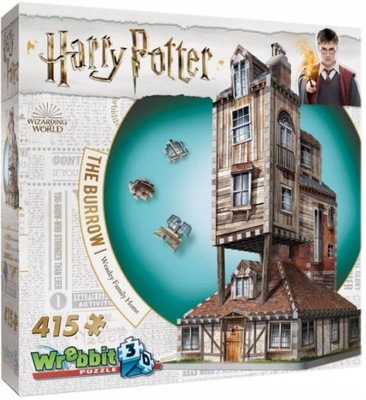 Wrebbit - Puzzle 3D - Harry Potter - Dom Weasleyów 01011