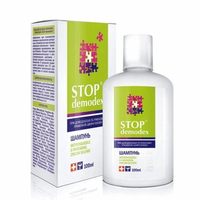 STOP DEMODEX Szampon do włosów 100ml (Ukraina) GOL