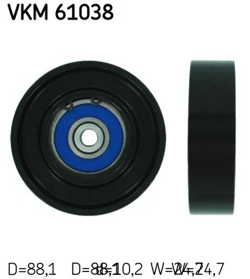 SKF VKM61038 РОЛИК MICRO-V НАПРАВЛЯЮЩАЯ TOYOTA YARIS SZ