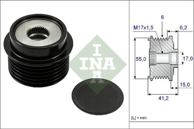 SANKABA GENERATORIAUS INA 535 0231 10 