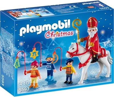 Playmobil 5593 Święty Mikołaj dzieci z latarniami
