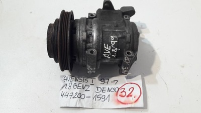 TOYOTA AVENSIS T22 BOMBA COMPRESOR DE ACONDICIONADOR DE ACONDICIONADOR 4472000-1591  