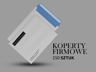 KOPERTY C5 Z NADRUKIEM LOGO | 250 SZT.