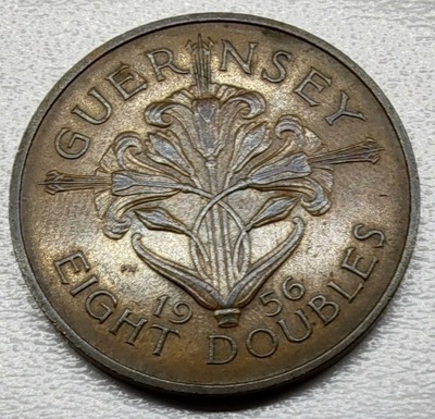 1571c- Guernsey 8 doubles, 1956
