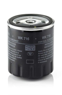 MANN-FILTER MANN-FILTER WK 716 ФИЛЬТР ТОПЛИВА