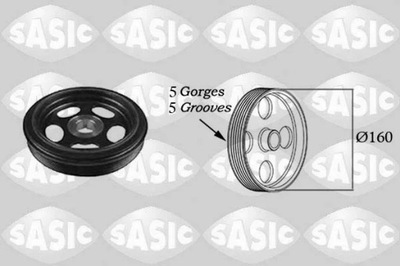 SAS2156023 WHEEL PULLEY SHAFT MB A W168 1.7CDI  