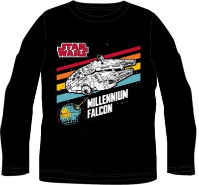 Star Wars koszulka bluzka Gwiezdne Wojny CZARNA 164