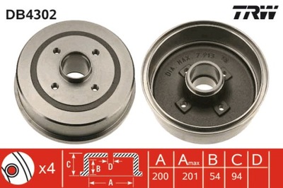 BEBNEN DE FRENADO DB4302  