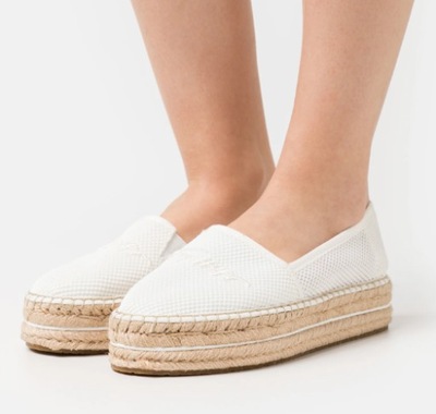 TOMMY HILFIGER DAMSKIE ESPADRYLE BIAŁE 37 1SJA