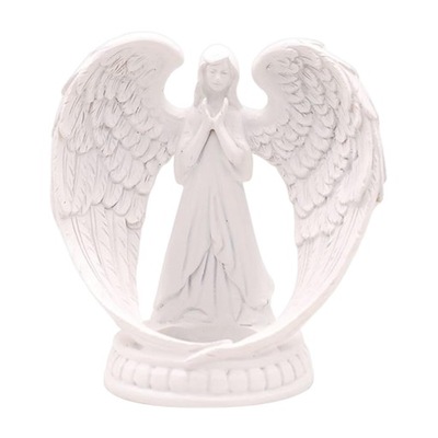 Żywiczna statua anioła świecznik anioł