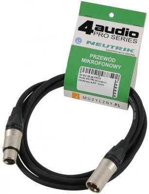 4Audio MIC PRO 2m przewód mikrofonowy XLRf - XLRm